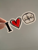 I Love Molars Sticker