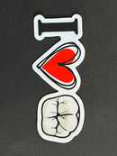 I Love Molars Sticker
