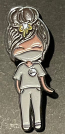 Dental Team Pin Blonde, Brown and Dark