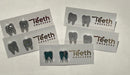 Glitter Tooth Earrings: Dental Hygienist Gift