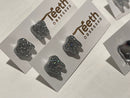 Glitter Tooth Earrings: Dental Hygienist Gift