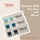 Turquoise Tooth Earrings: Dental Hygiene Jewelry, Hypoallergenic Studs