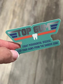 Top Gum Dental Hygiene Sticker