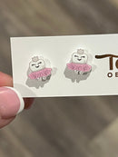 Dental Ballet Earrings