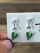 Dental Impression Earrings: Tooth Studs