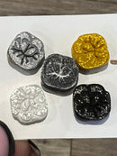 Glitter Molar Stud Earrings: Hypoallergenic Dental Jewelry Gift