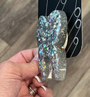 Gold and Silver Tooth Phone Grip