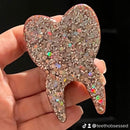 Glitter Tooth Phone Grip: Dental Hygiene Gift
