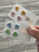 Smiling Tooth Stud Earrings: Dental Assistant Gift