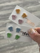 Smiling Tooth Stud Earrings: Dental Assistant Gift