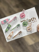 Toothbrush,Toothpaste and Floss Dental Earrings