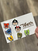 Glitter Tooth Earrings: Hypoallergenic Dental Assistant Gift