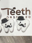 Dental Tooth Earrings: Sparkly Glam Dental Assistant Gift