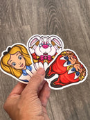 Queen of Hearts Tooth Sticker: Dental Hygienist Gift