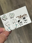 Dental Tooth Earrings: Sparkly Glam Dental Assistant Gift