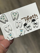 Dental Tooth Earrings: Sparkly Glam Dental Assistant Gift