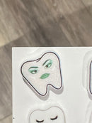 Dental Tooth Earrings: Sparkly Glam Dental Assistant Gift