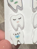 Dental Tooth Earrings: Sparkly Glam Dental Assistant Gift