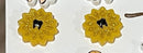 Sunflower Tooth Earrings: Dental Assistant Gift