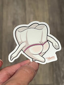 Mrs Flossy Dental Sticker