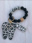 Leopard Tooth Dental Keychain