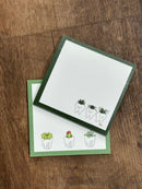 Dental Succulent and Smiling Vase Notepads