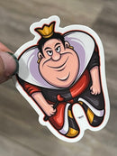 Queen of Hearts Tooth Sticker: Dental Hygienist Gift