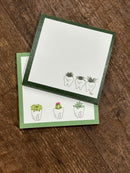 Dental Succulent and Smiling Vase Notepads