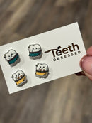 Tooth Hulu Earrings: Dental Hygienist Gift