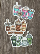 Dental Coffee Stickers | Dentist Coffee Sticker | Dental Assistant Gift | Hygienist Coffee Sticker | Tooth Coffee Sticker | Dental Team Swag