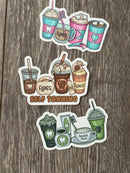 Dental Coffee Stickers | Dentist Coffee Sticker | Dental Assistant Gift | Hygienist Coffee Sticker | Tooth Coffee Sticker | Dental Team Swag