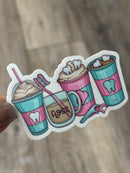 Dental Coffee Stickers | Dentist Coffee Sticker | Dental Assistant Gift | Hygienist Coffee Sticker | Tooth Coffee Sticker | Dental Team Swag