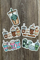 Dental Coffee Stickers | Dentist Coffee Sticker | Dental Assistant Gift | Hygienist Coffee Sticker | Tooth Coffee Sticker | Dental Team Swag