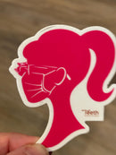 Dental Babe Sticker