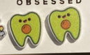 Avocado Taco Tooth Earrings: Dental Hygienist Fiesta Gift