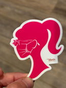 Dental Babe Sticker