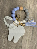 Dental Keychain: Tooth & Aligner Charm - Orthodontist Gift