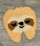 Punch Needle Tooth Car Coaster: Embroidered Linen Dental Gift