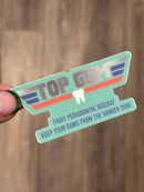 Top Gum Dental Hygiene Sticker