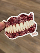 Colorful Denture Sticker | Dental Decal | Funny Denture Accessory | Dental Humor Gift | Dental Assistant Gift | Dental Office Fu