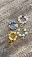 Dental Assistant Tumbler Charm: Tooth & Sunflower Cup Handle Accessory