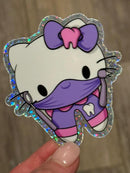 Kitty Dental Hygienist, Hello Car Tooth Sticker, Dental Assistant, Dental Cat Student, Hygienist Sticker, Teeth Sticker, RDH Sticker
