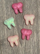 3 Acrylic Tooth Magnets: Dental Office Decor