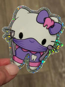 Kitty Dental Hygienist, Hello Car Tooth Sticker, Dental Assistant, Dental Cat Student, Hygienist Sticker, Teeth Sticker, RDH Sticker