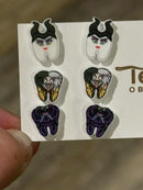 Whimsical Tooth Character Earrings: Dental Hygienist Gift