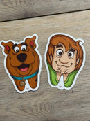 Shaggy and Scooby Tooth Sticker