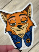 Zoo Tooth Animal Sticker