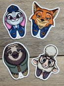 Zoo Tooth Animal Sticker