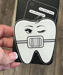 Silver Braces Phone Grip