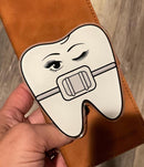 Silver Braces Phone Grip